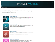 Tablet Screenshot of phase4mobile.com